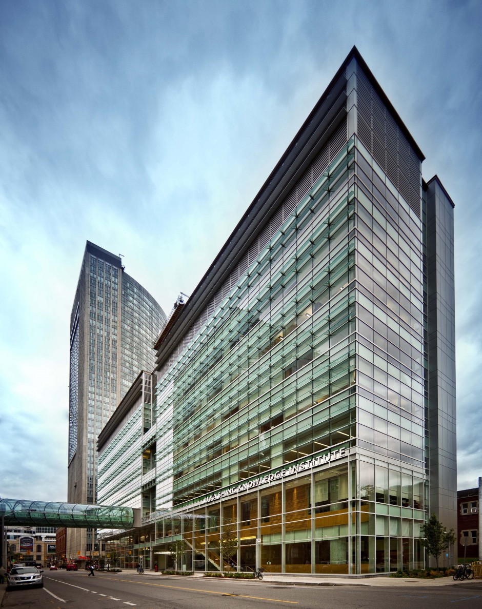 The exterior of the new Li Ka Shing Knowledge Institute of St Michael’s ...